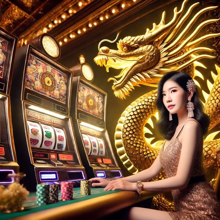 Antarmuka seluler platform menampilkan streaming meja dealer langsung dan menu navigasi